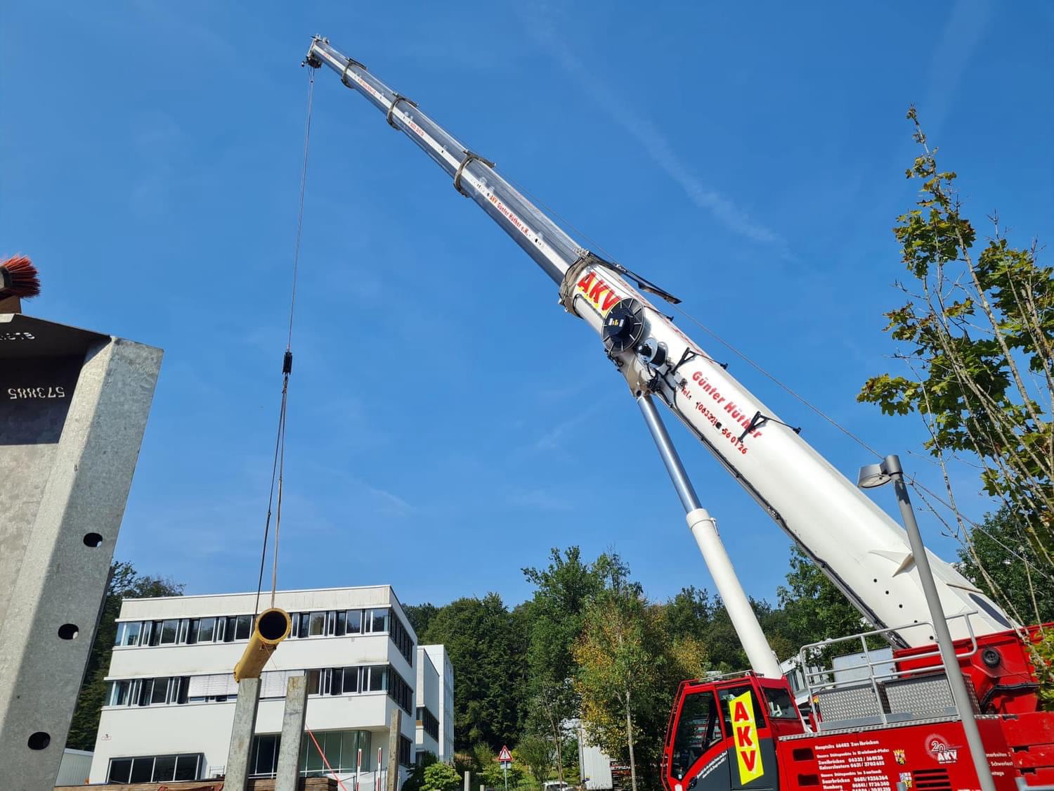 A.K.V. Autokranvermietung Günter Hüther - Job-Report