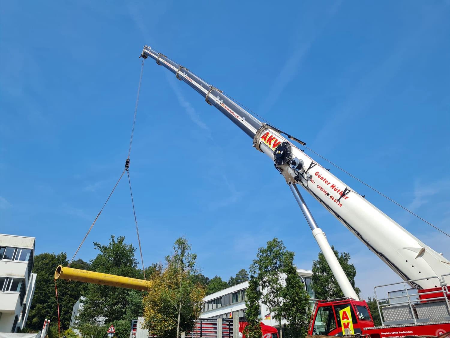 A.K.V. Autokranvermietung Günter Hüther - Job-Report